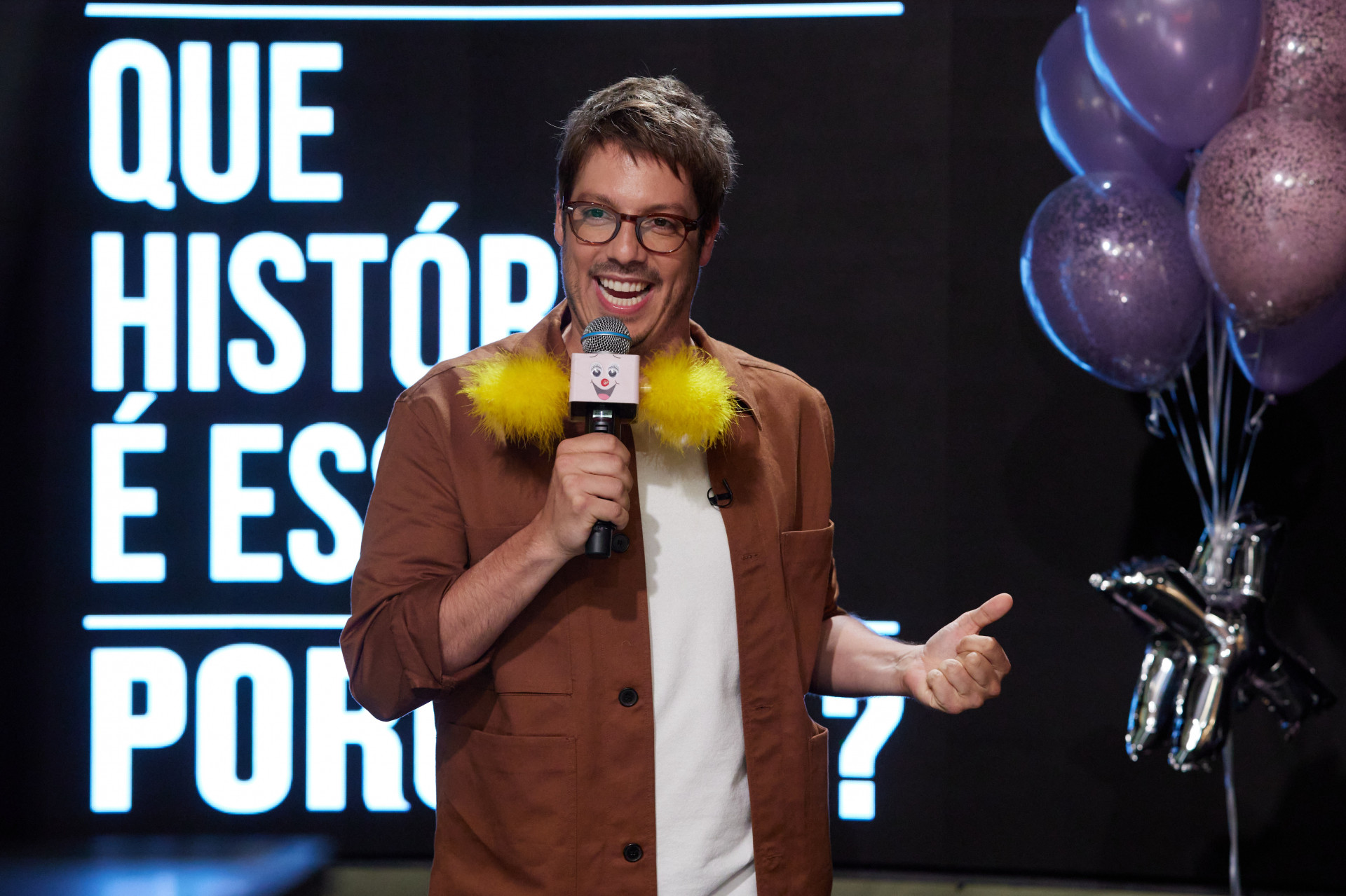 Nova temporada do 'Que História É Essa, Porchat?' estreia nesta quarta-feira na TV Globo  - Juliana Coutinho / Divulgação