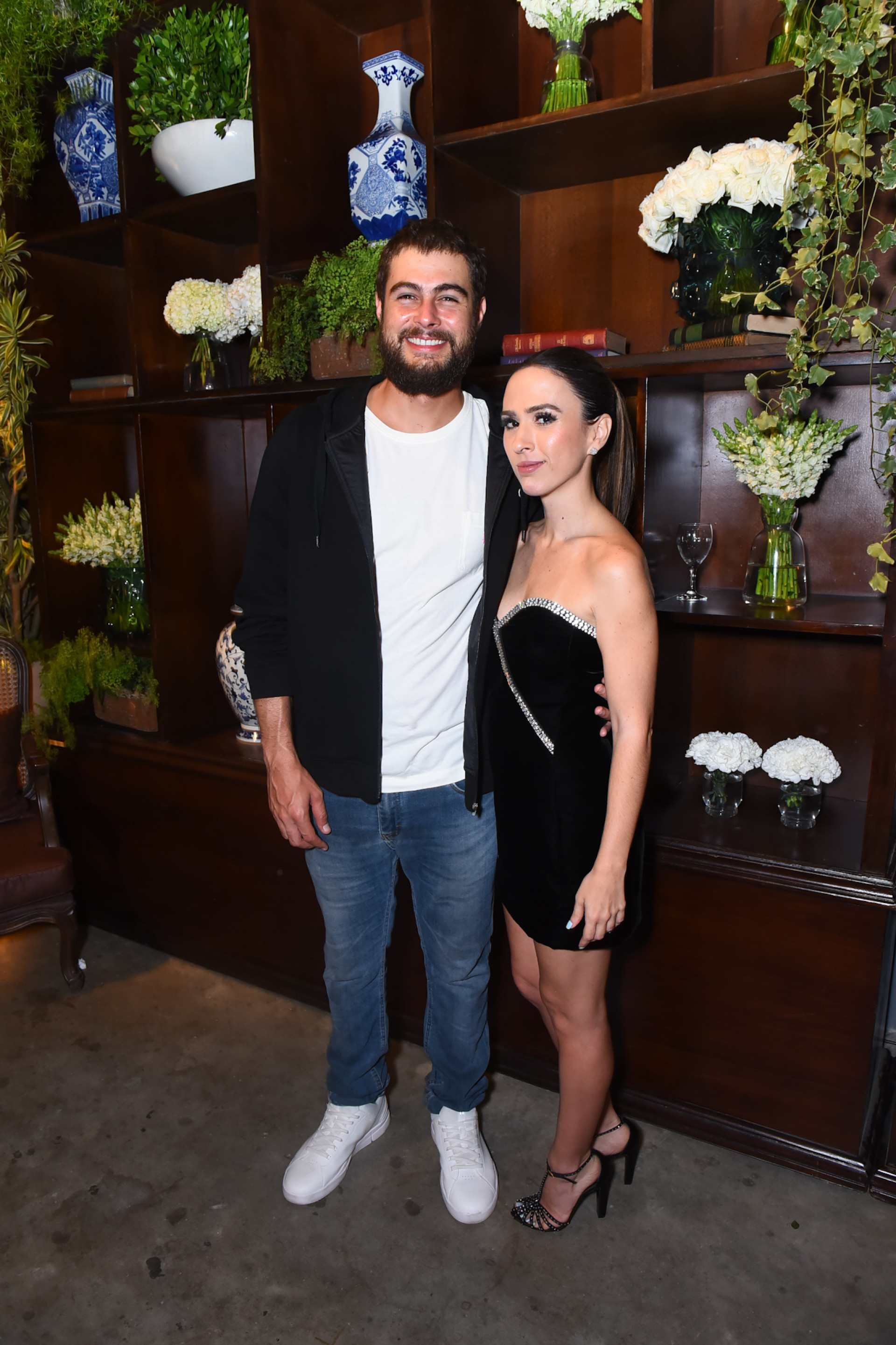 Rafa Vitti e Tatá Werneck na festa de lançamento da novela 'Terra e Paixão', na Zona Sul do Rio, na noite desta segunda-feira - Marcelo / Ag. News