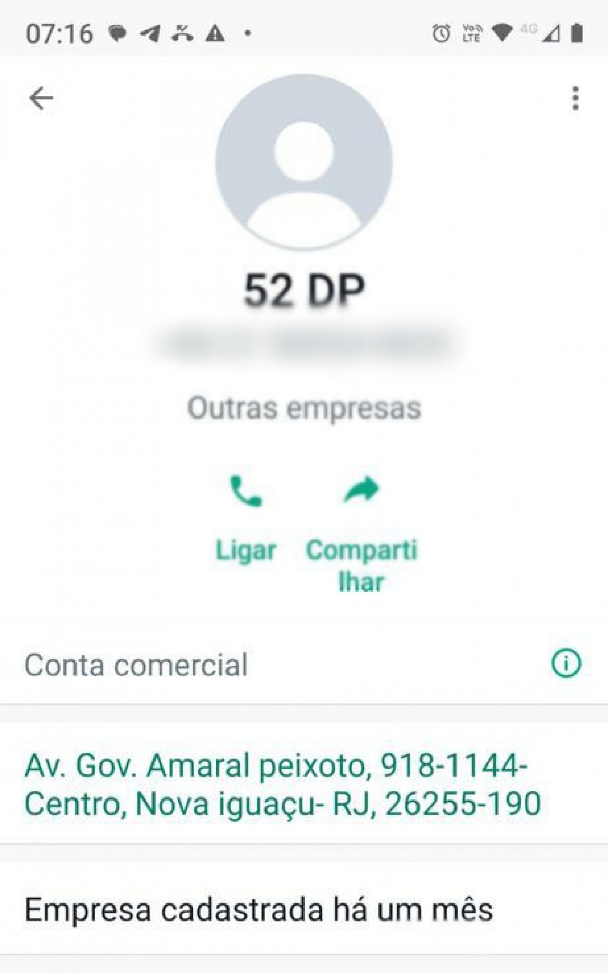 Suspeito fingiu ser agente da 52&ordf; DP (Nova Igua&ccedil;u) 