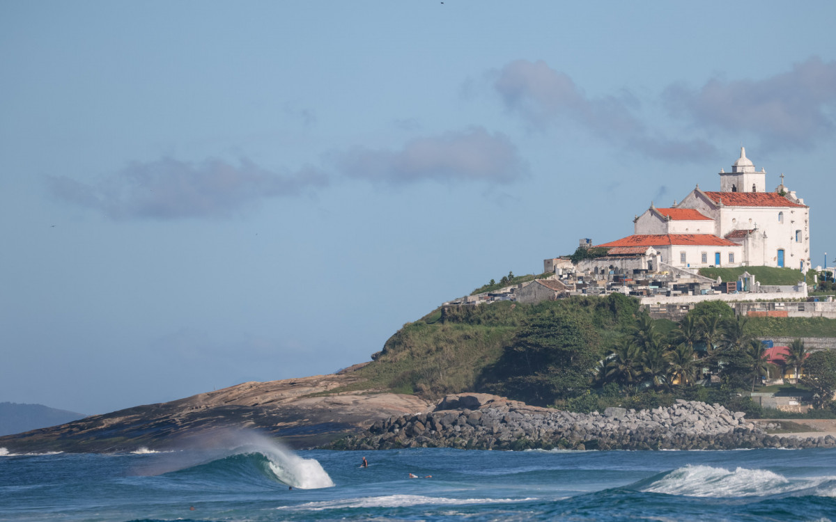 Praia de Ita&uacute;na, em Saquarema