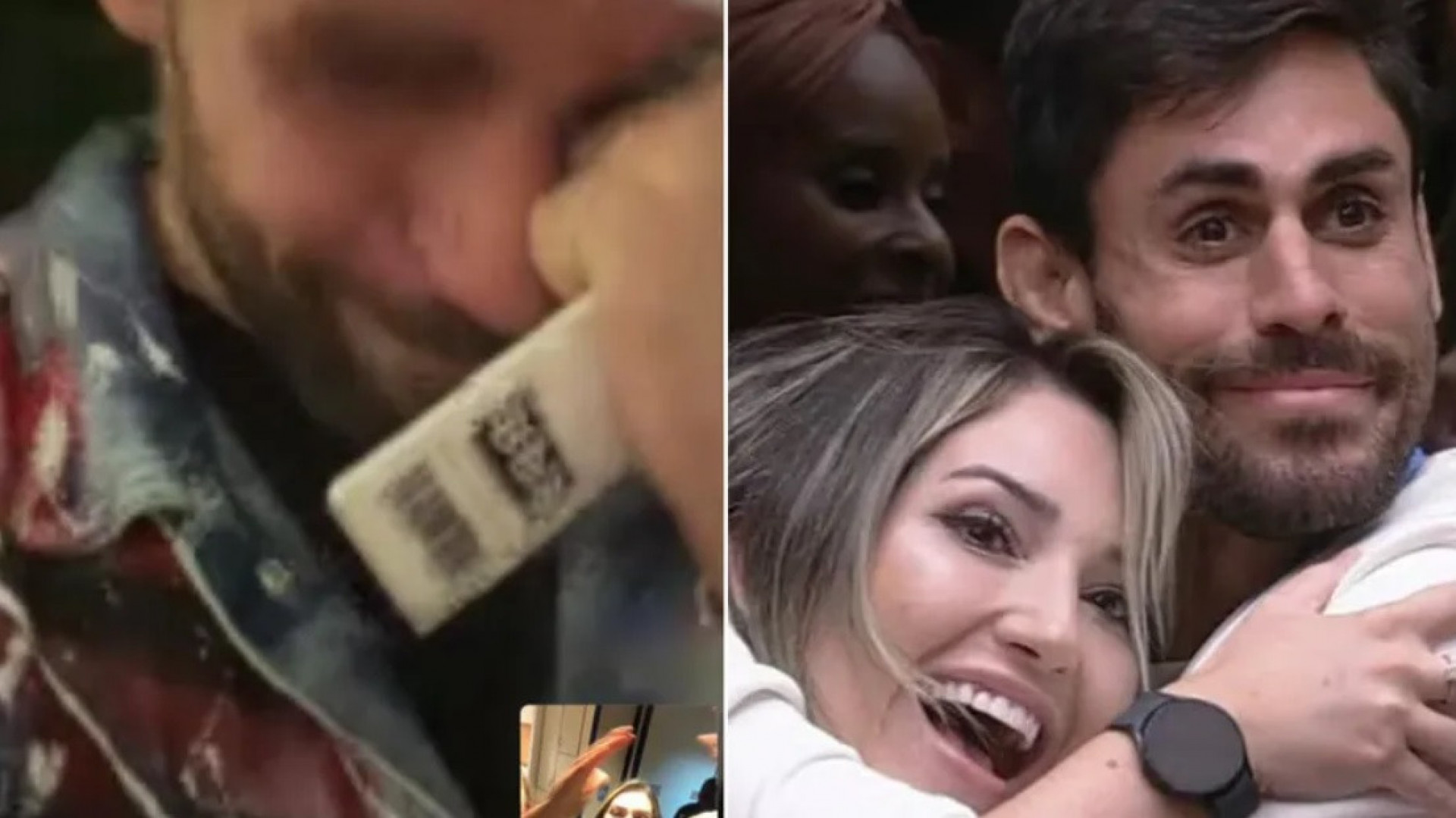 Amanda e Cara de Sapato se falam por videochamada após a final do 'BBB 23' - Reprodução Internet