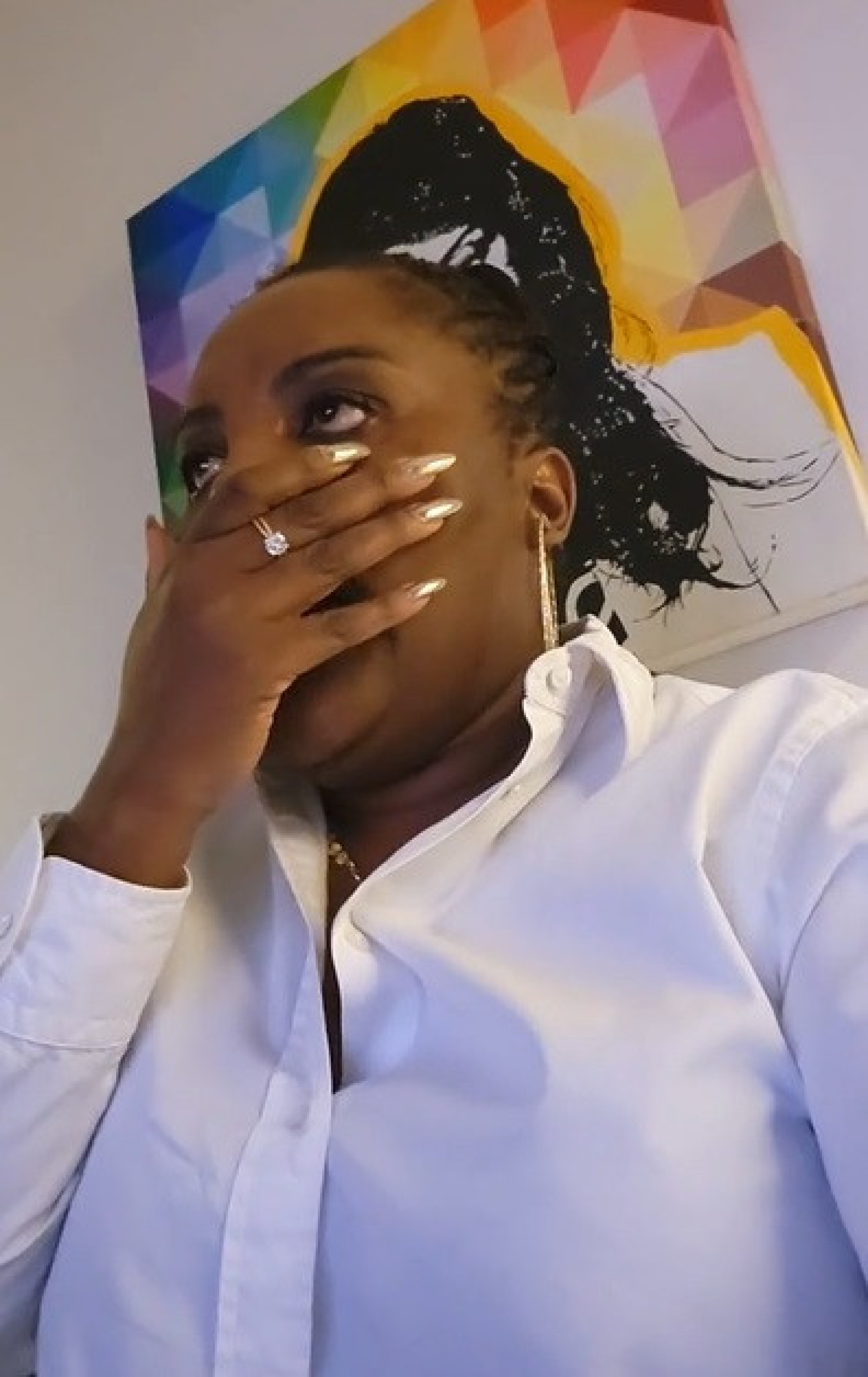 Karin Hils reage ao resultado da final do 'BBB 23' - Reprodução de vídeo