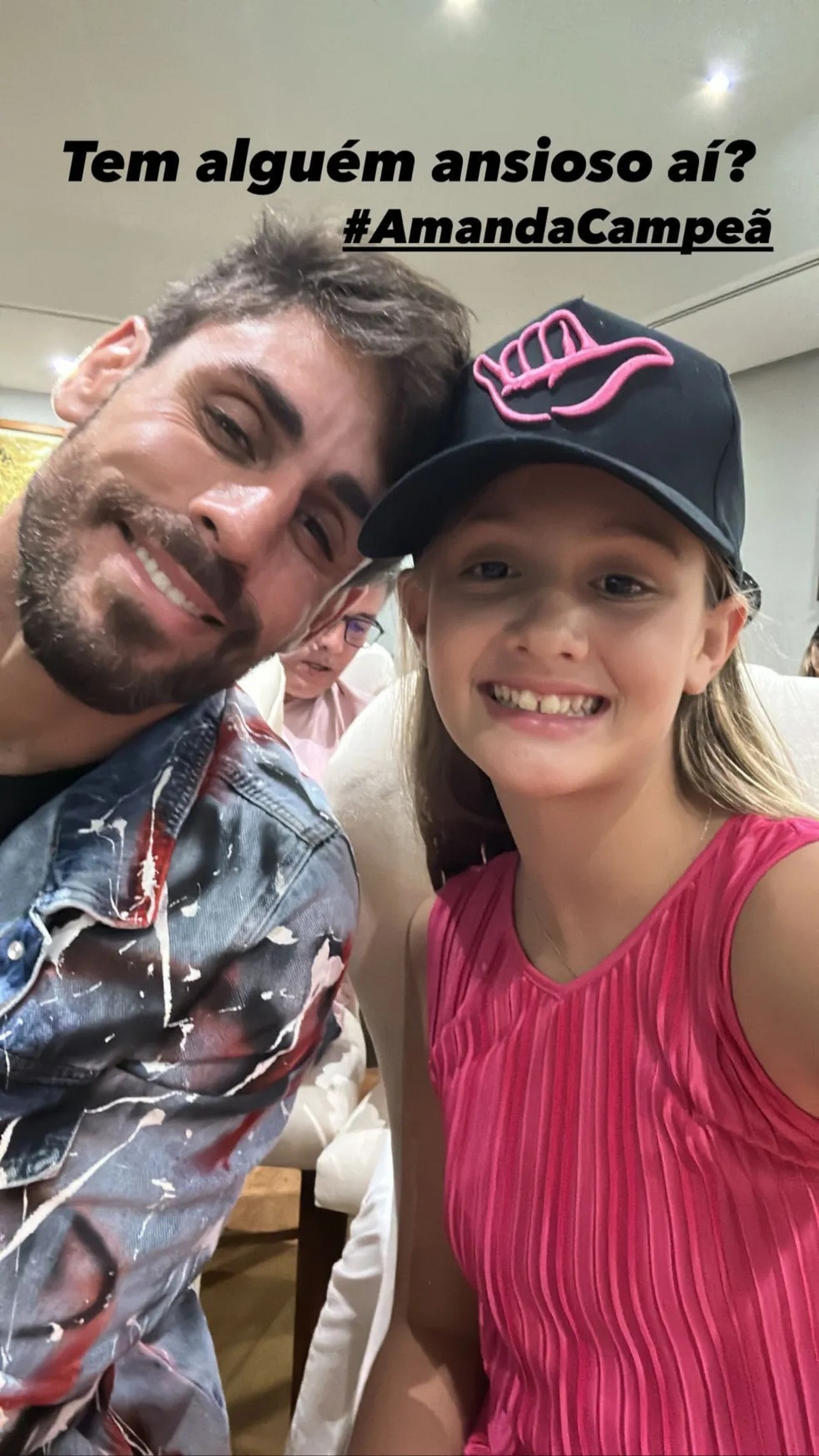 Cara de Sapato momentos antes de Amanda se tornar a campeã do 'BBB 23' - Reprodução Internet