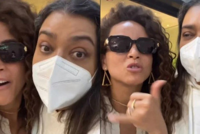 Domitila encontra Preta Gil em SP e cantora dispara: 'Minha torcida era por ela'