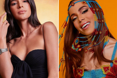 Bruna Marquezine e Anitta são filmadas juntas em evento de joalheria de luxo