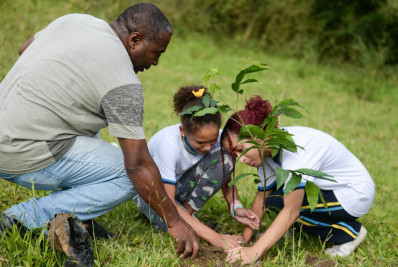 Barra Mansa promove ação de reflorestamento no bairro Getúlio Vargas