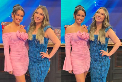 Campeã do 'BBB 23', Amanda encontra Juliette em gravação na Globo