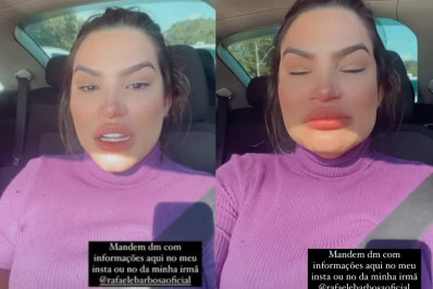 Raissa Barbosa pede ajuda após desaparecimento do irmão