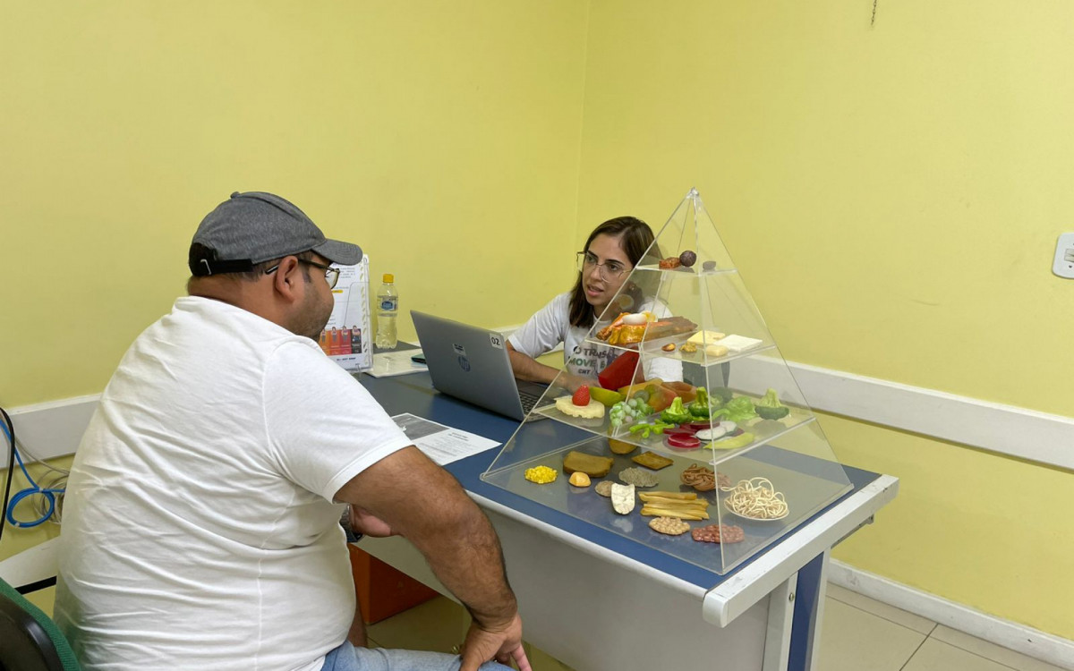 Profissionais conscientizam "qualidade da alimentação para uma vida saudável".