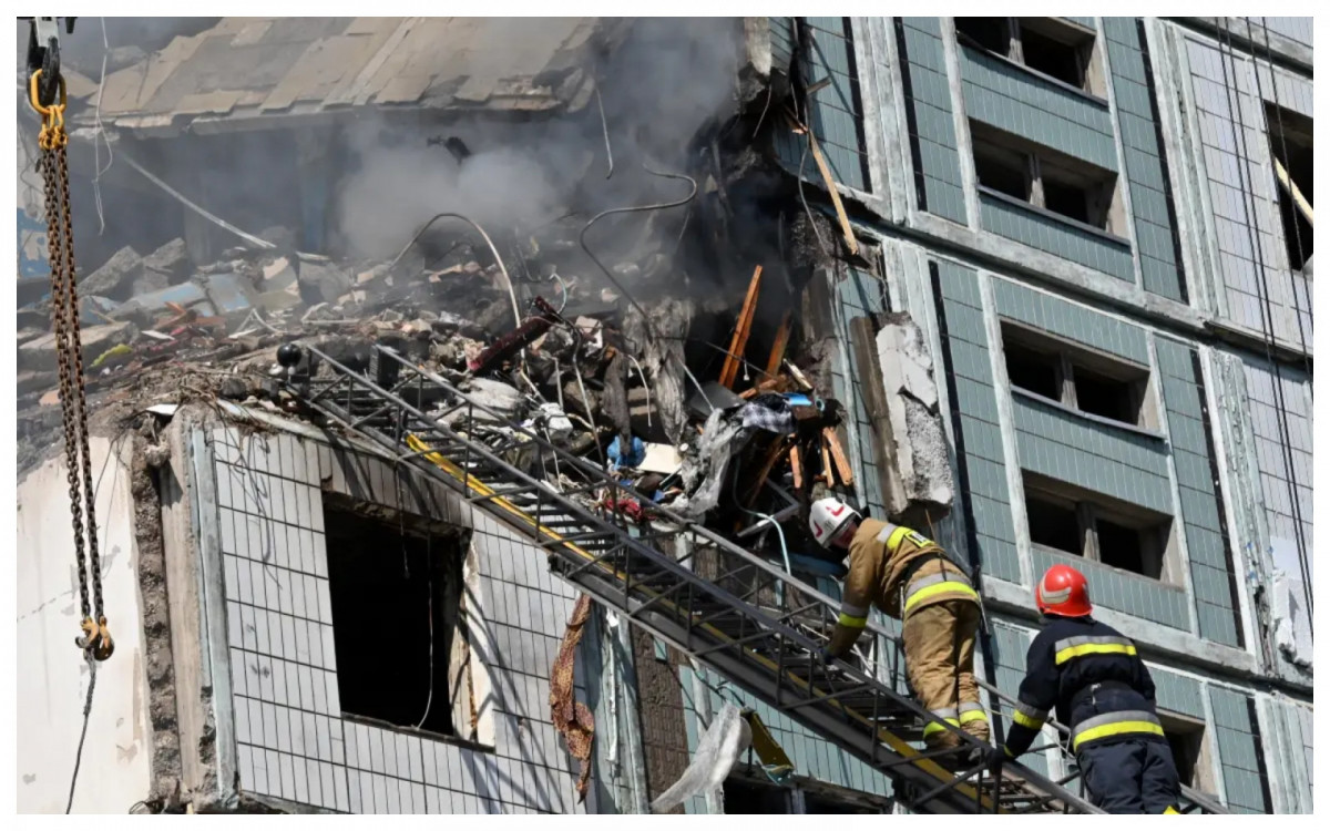 Por enquanto cerca de 19 ucranianos foram dados como mortas pelo ataque russo