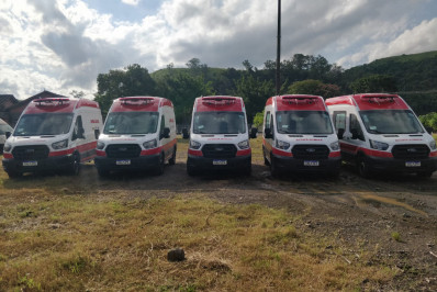 Volta Redonda distribui ambulâncias e prepara mais duas bases do Samu