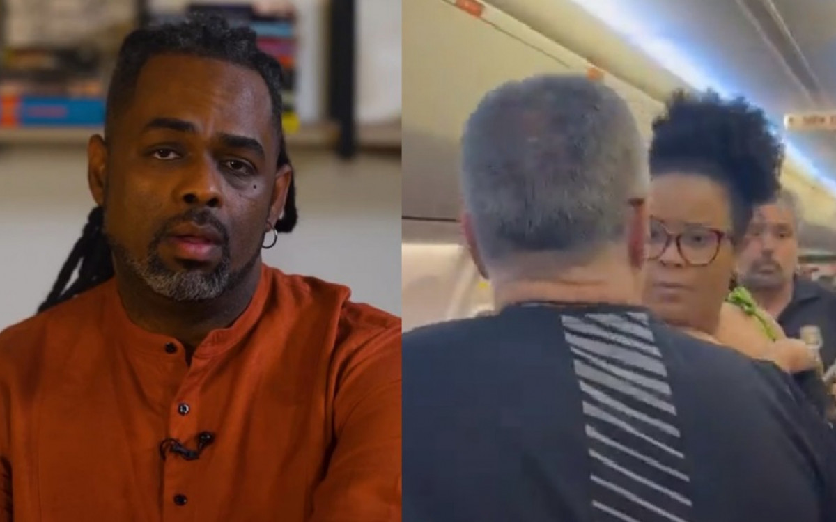 Manoel Soares publica vídeo de mulher sendo expulsa de avião