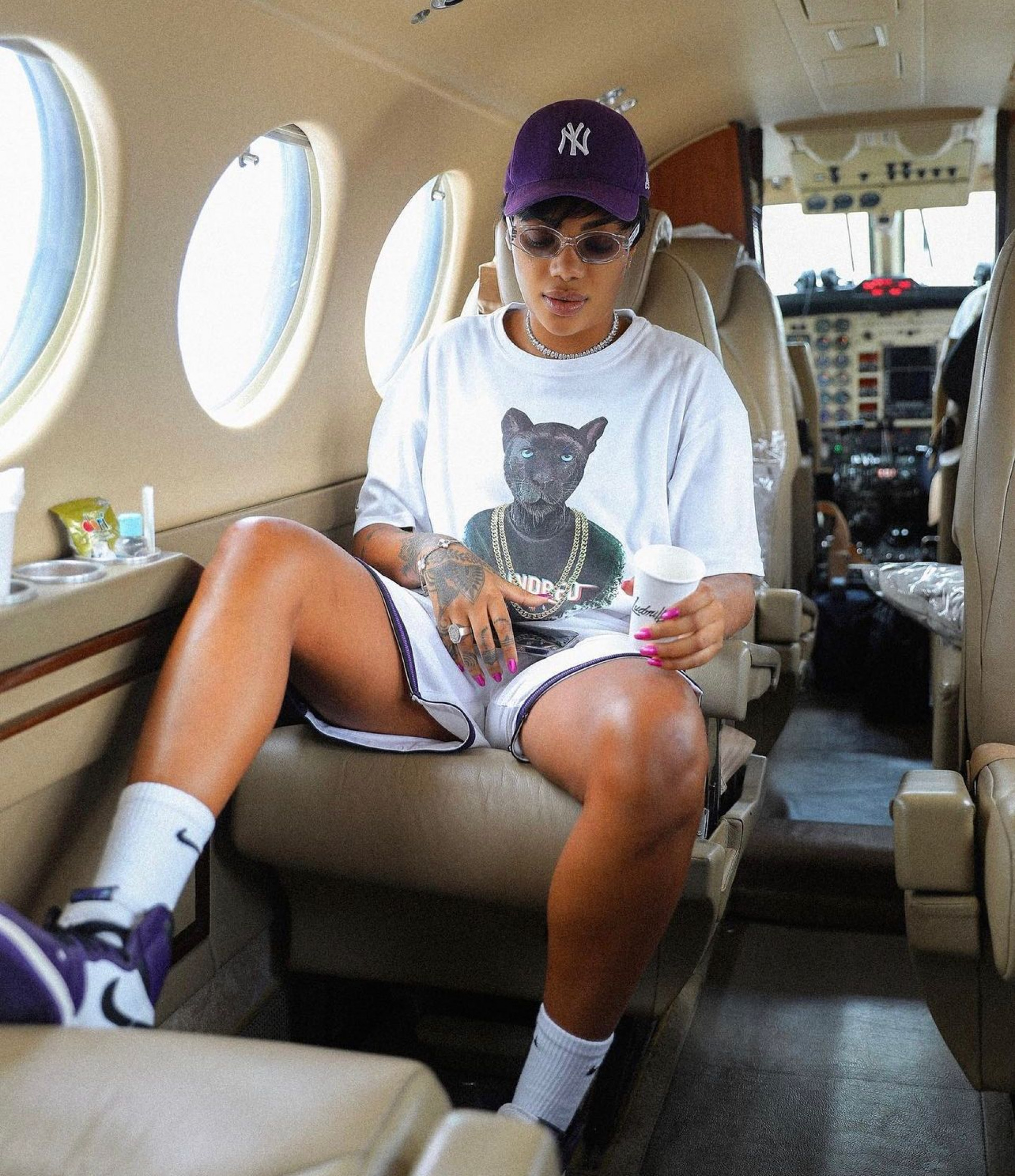 Ludmilla chama atenção com visual diferentão - Foto reprodução Instagram