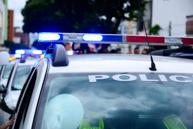 Criminoso preso durante ação do 21º BPM no bairro Jardim Metrópoles