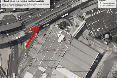 Vias no Centro do Rio serão interditadas para obras do Terminal Gentileza