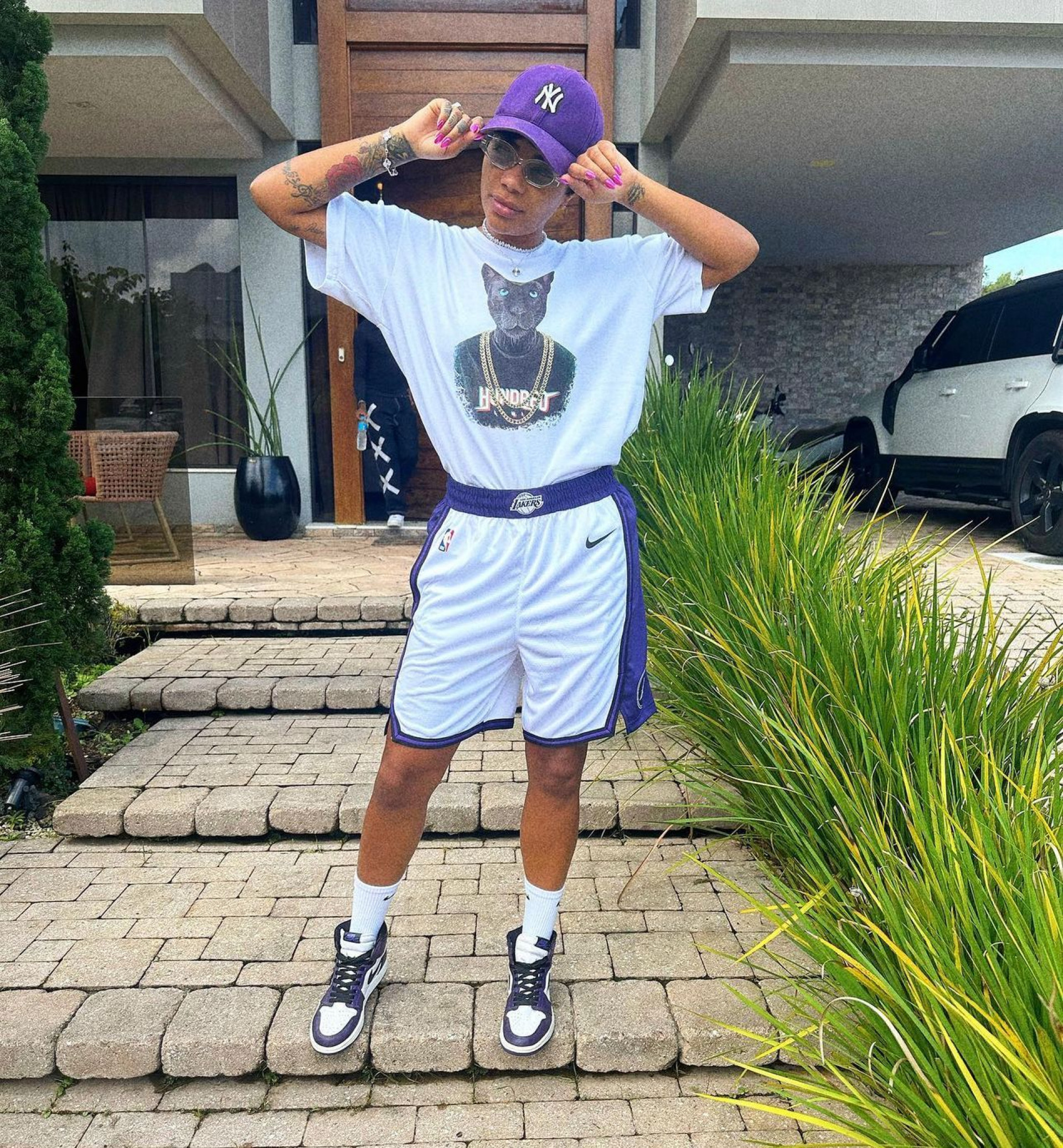 Ludmilla chama atenção com visual diferentão - Foto reprodução Instagram