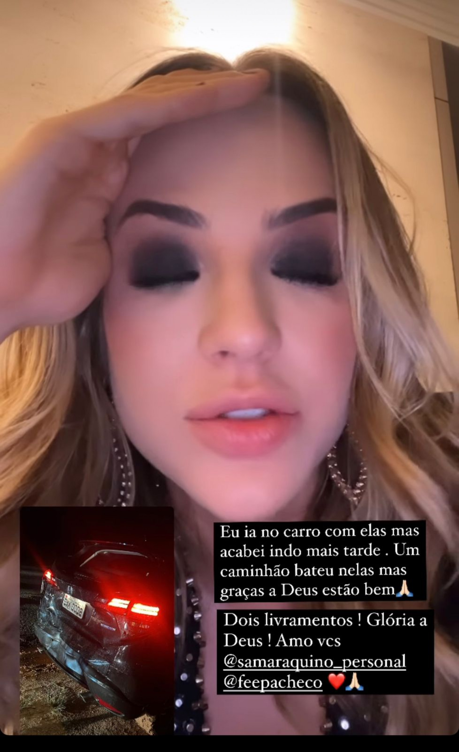 Gabi Martins se livra de sofrer acidente - Reprodução Instagram