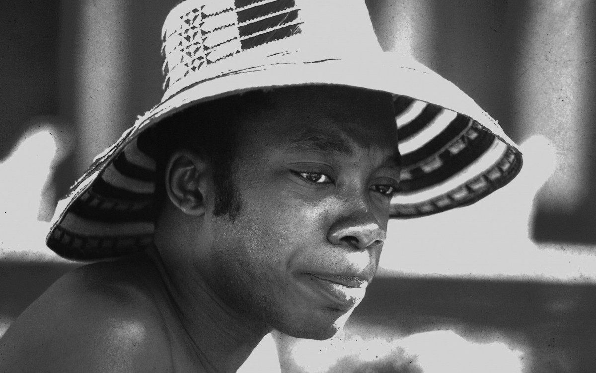 O cantor e compositor da MPB Milton Nascimento, provavelmente em 1968 - Acervo Rafael Cosme