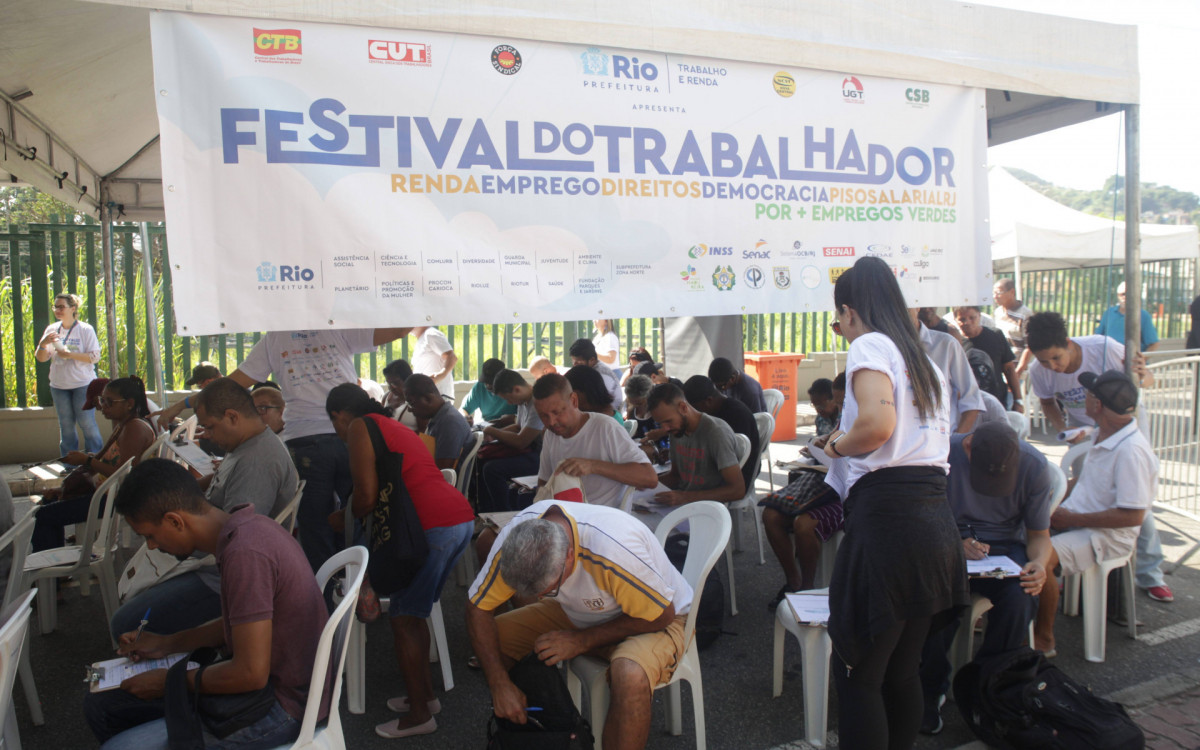 Festival do Trabalhador aconteceu no Parque Madureira, na Zona Norte do Rio