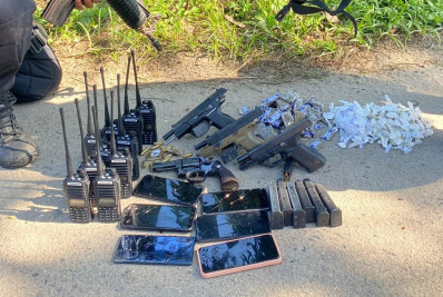 Nove suspeitos de tráfico são presos após tentativa de fuga na Zona Oeste