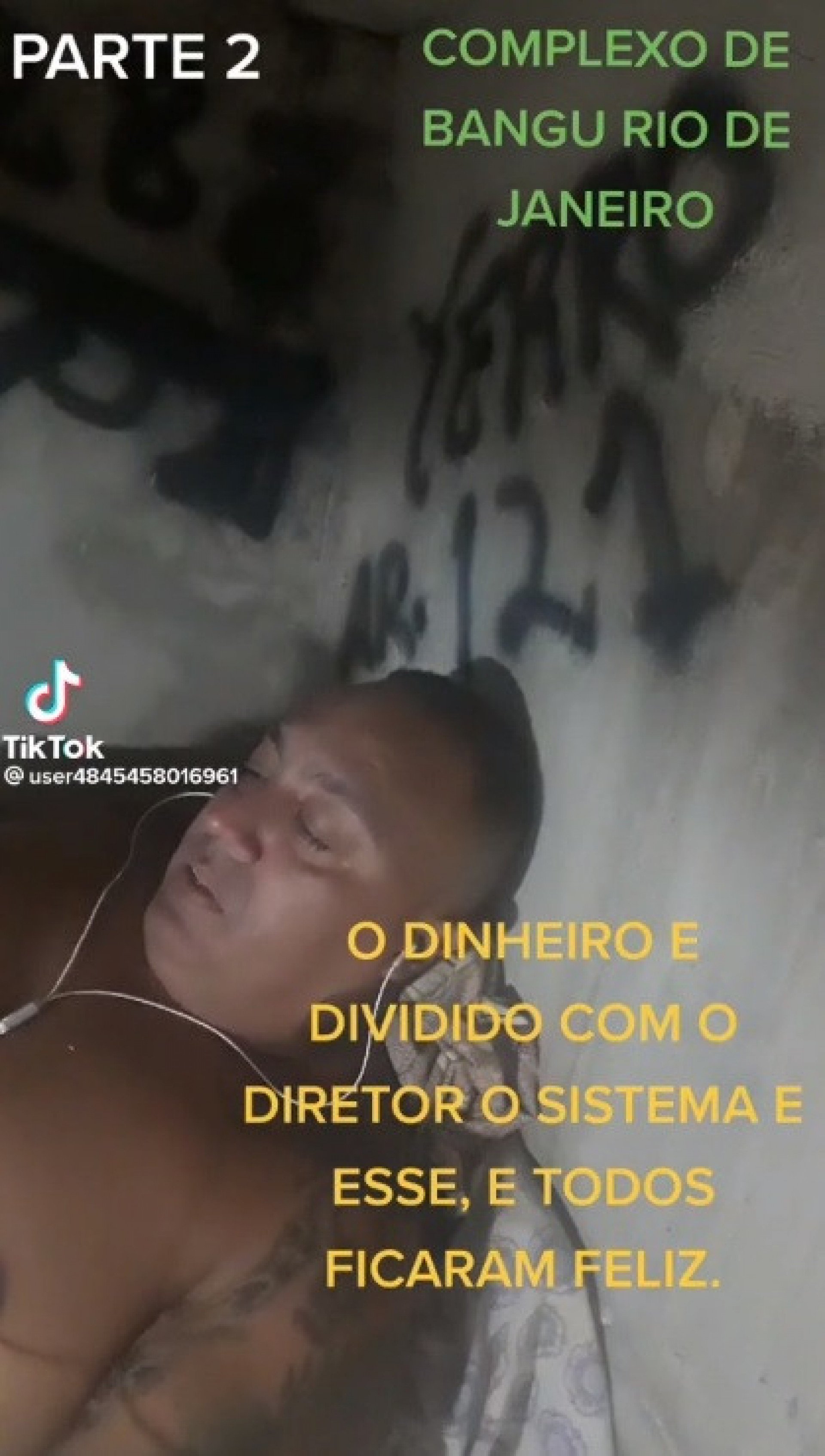 Rômulo Felipe Freire, de 47 anos, gravava vídeos na internet fingindo estar em uma cela, no Complexo de Bangu, Zona Oeste do Rio - Divulgação/PCERJ