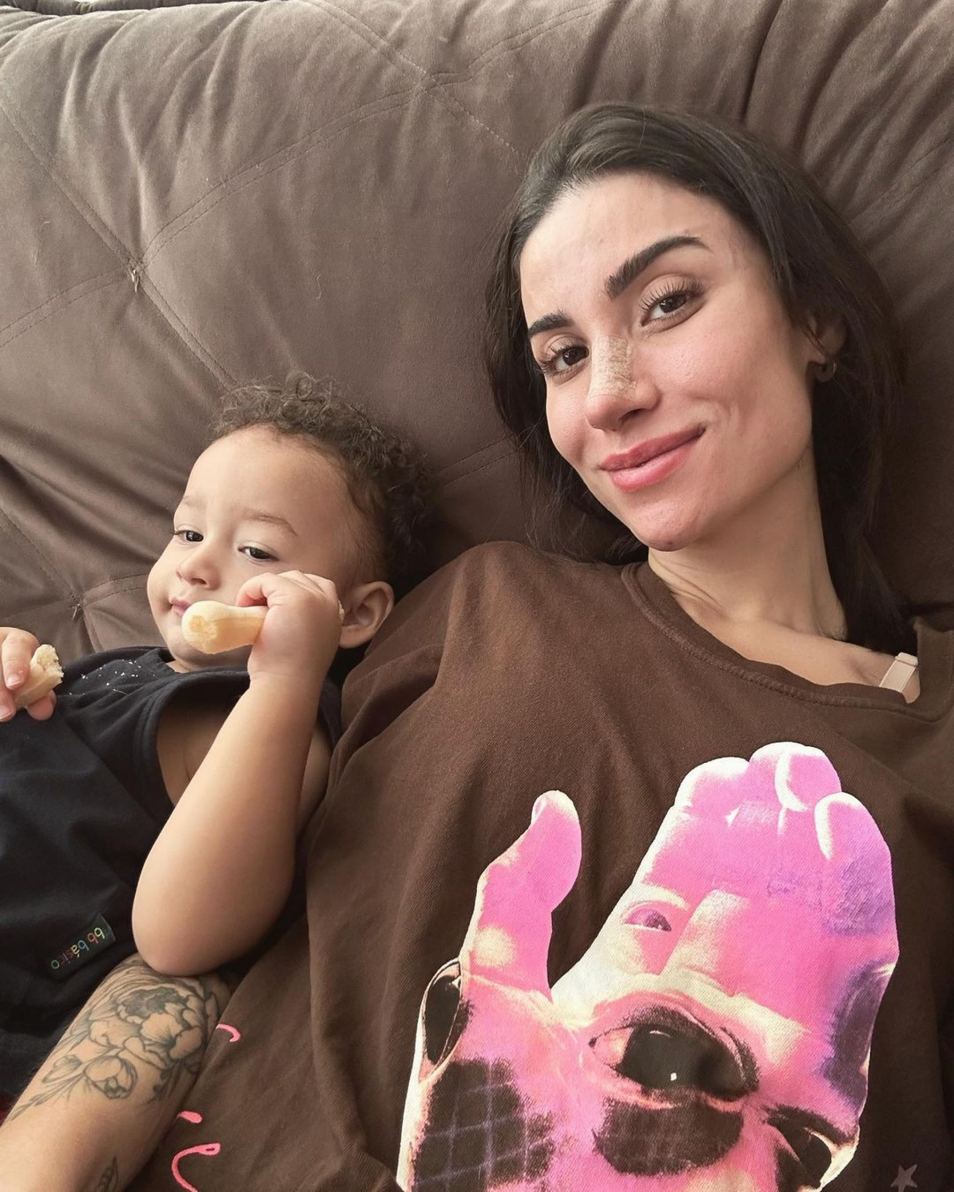 Bianca Andrade, a Boca Rosa, com seu filho, Cris - Reprodução/Instagram