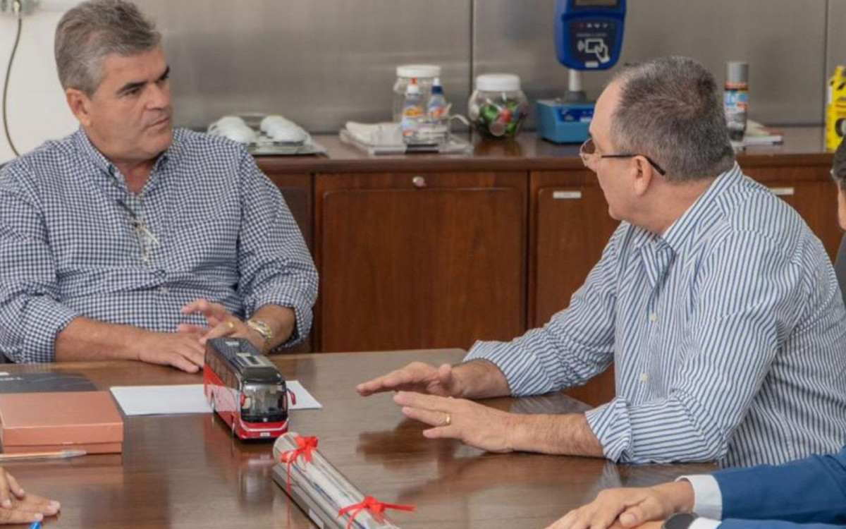 Reuni&atilde;o com o secret&aacute;rio estadual de Transporte e Mobilidade Urbana