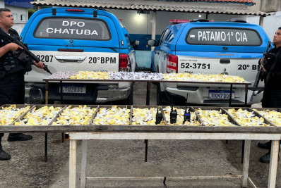 DPO da Chatuba apreende grande quantidade de drogas em Mesquita