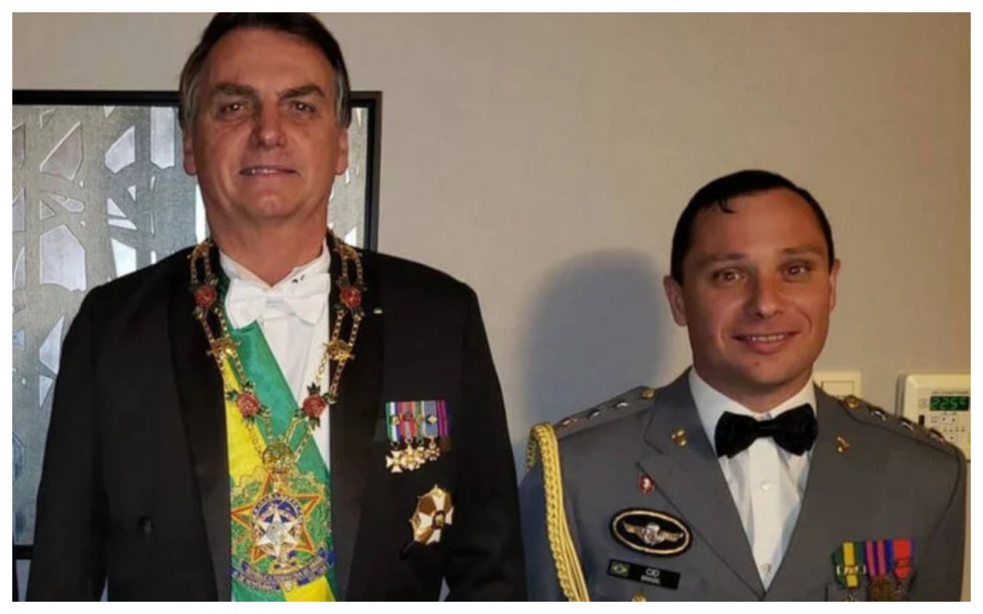 Jair Bolsonaro e Mauro Cid - Reprodu&ccedil;&atilde;o/Redes Sociais