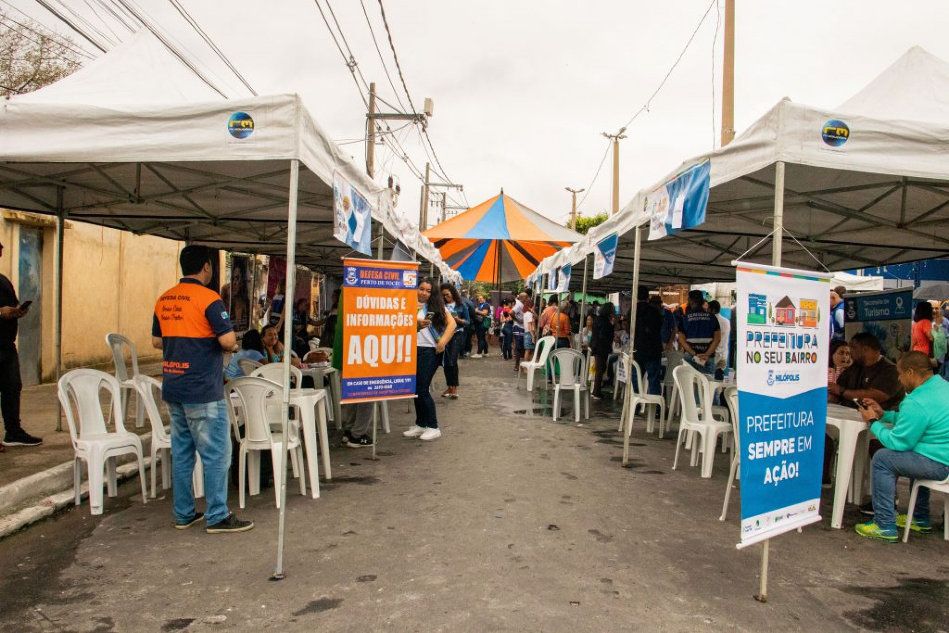 Todas as secretarias municipais levaram assistência aos moradores da localidade que ainda não puderam usufruir dos serviços - Divulgação