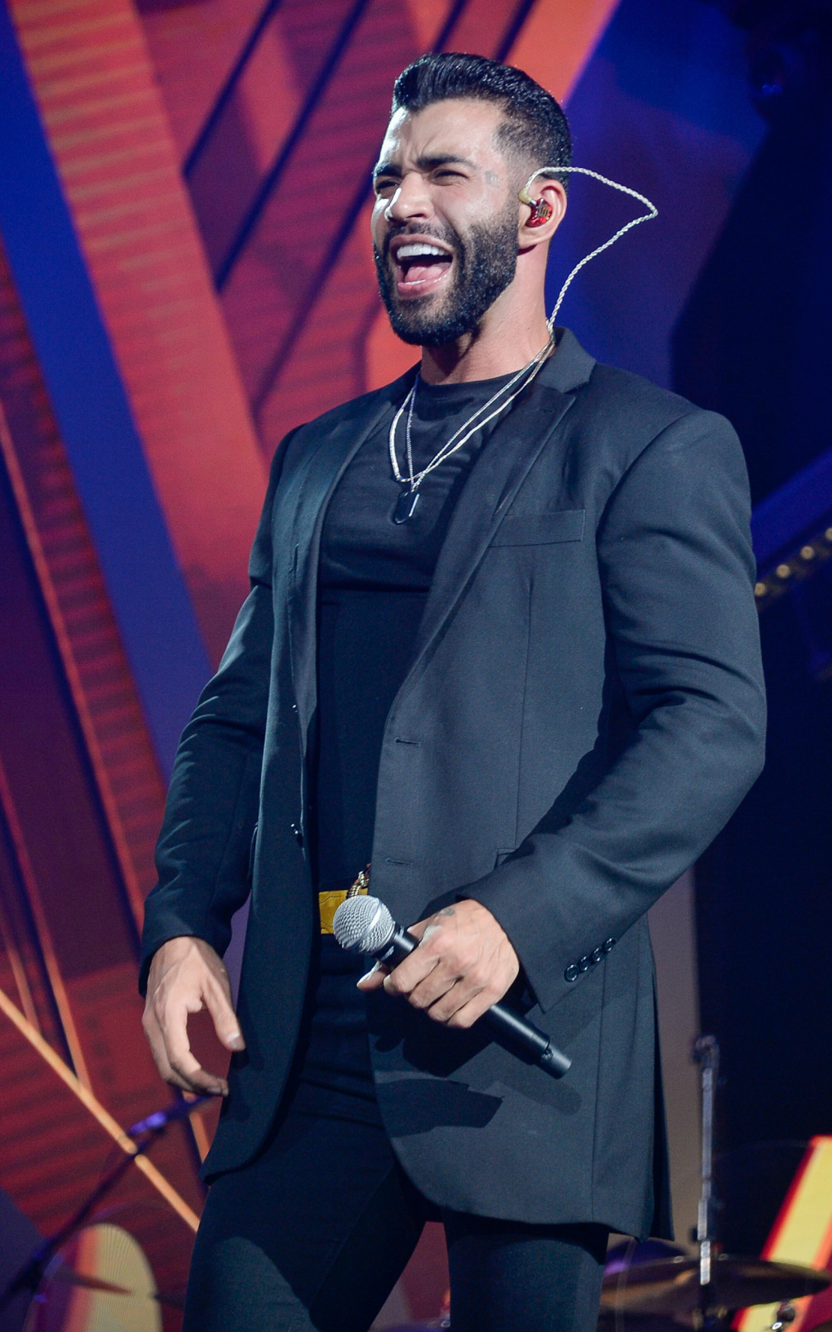 Gusttavo Lima participa da gravação do DVD de Edson e Hudson