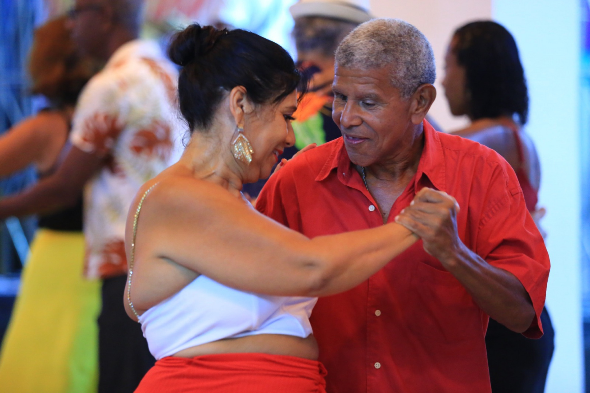 O baile é um momento de confraternização e de muita alegria para os participantes - Rafael Barreto / PMBR