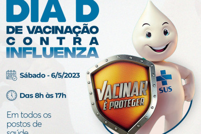 Dia D: Meriti realiza vacinação contra influenza em todos os postos de saúde neste sábado (6)