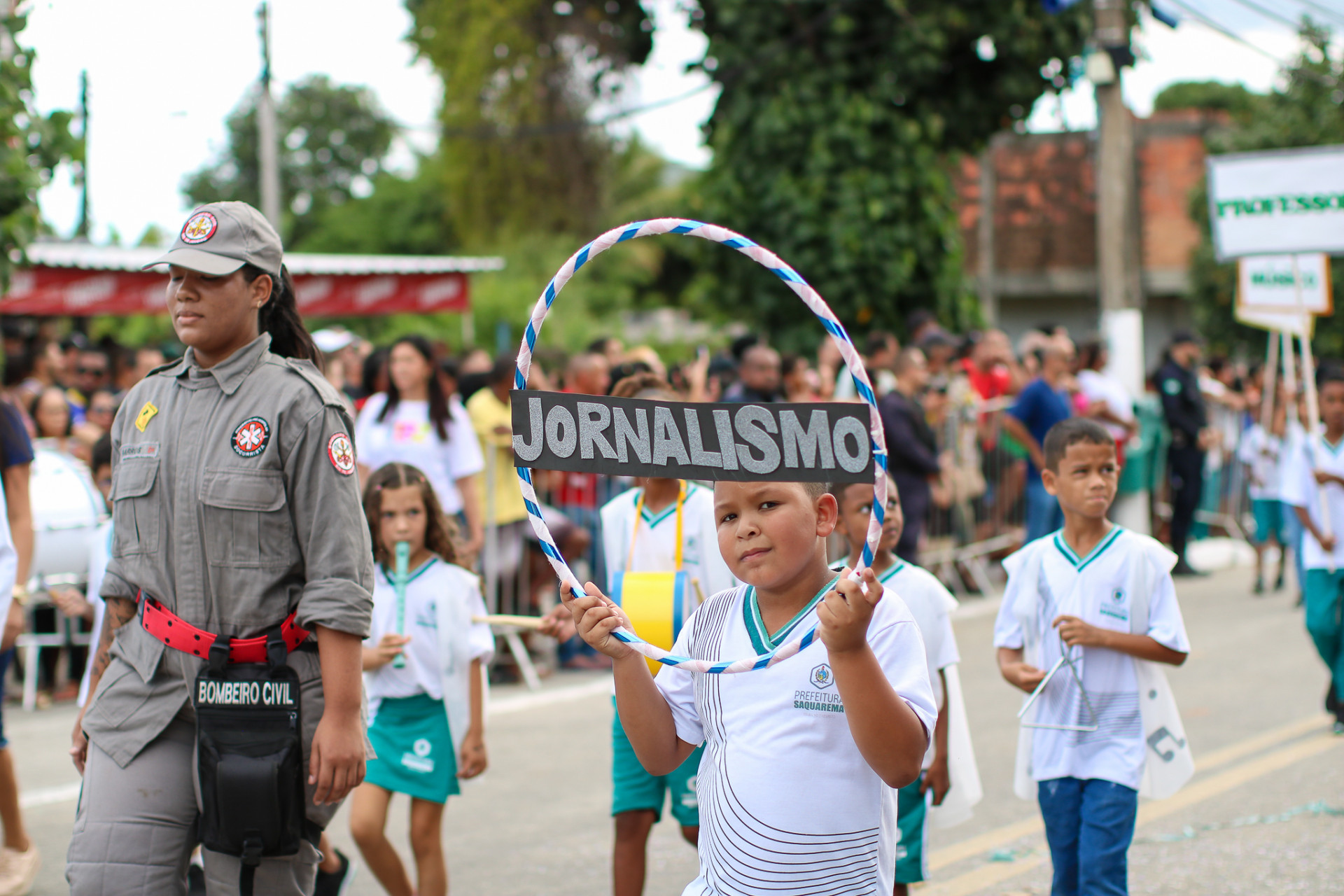 Desfile cívico aconteceu em comemoração pelos 182 anos de Saquarema - Divulgação/Prefeitura de Saquarema