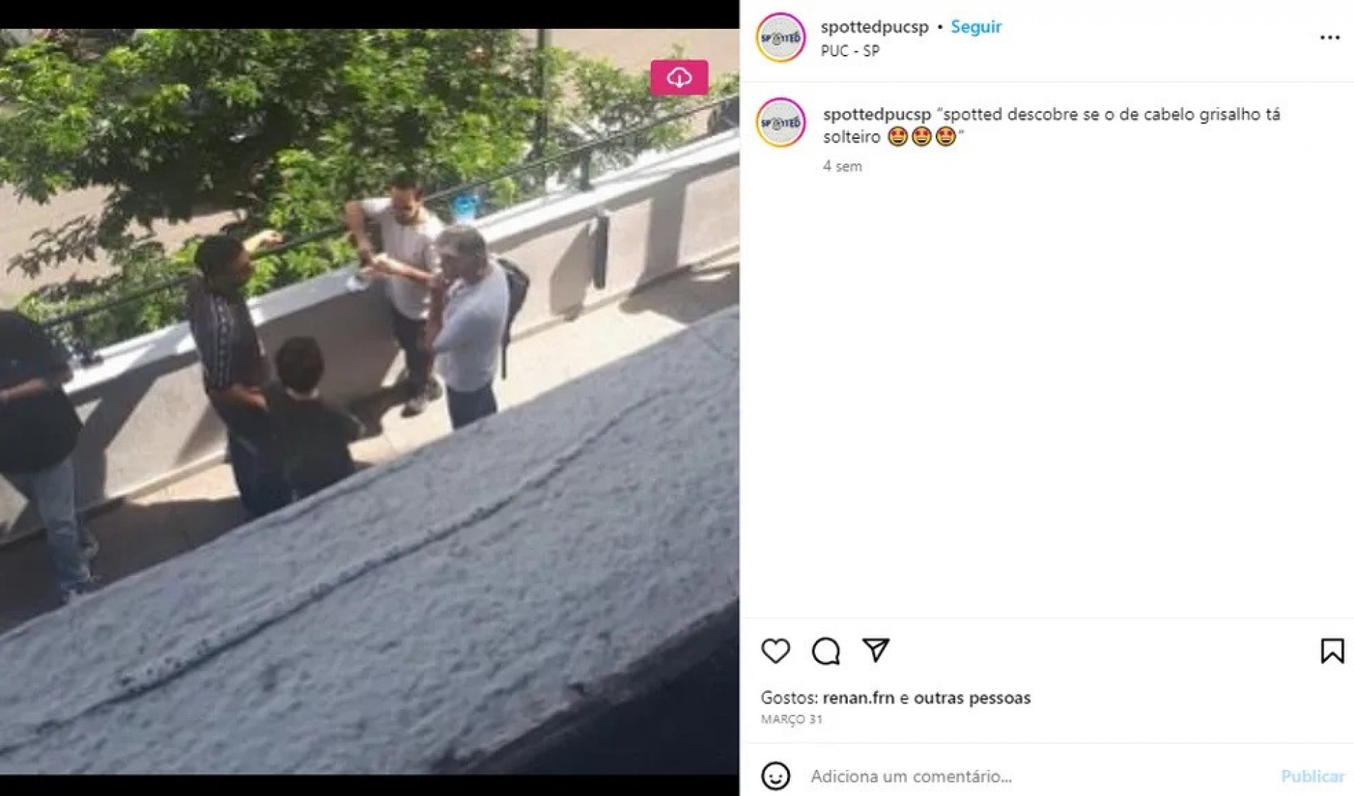 Fabio Assunção faz sucesso entre os alunos de universidade em São Paulo - Reprodução Internet