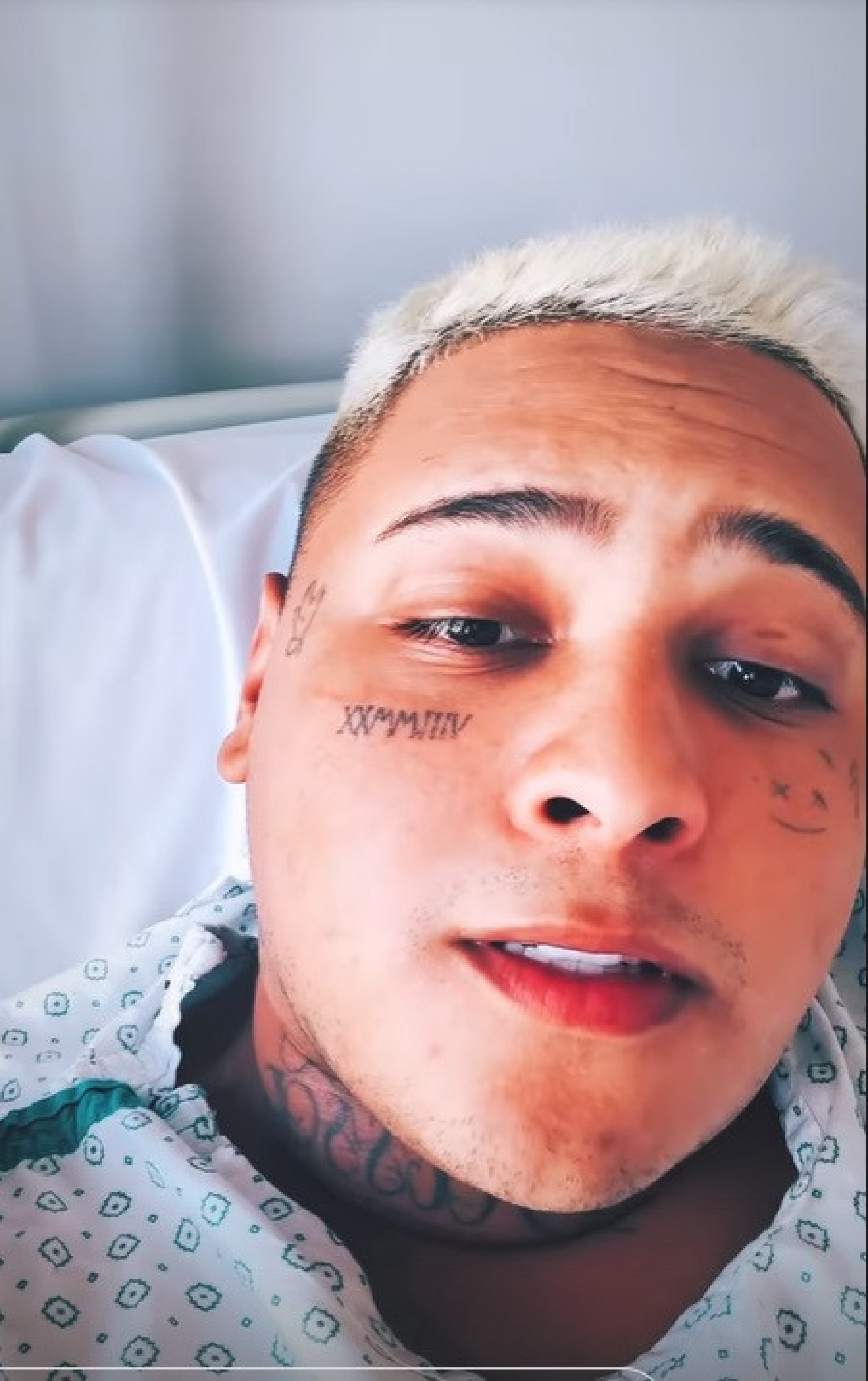 MC Ryan é internado na Bélica após passar mal em show - Reprodução do Instagram