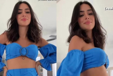 Bruna Biancardi mostra barriguinha no início da gravidez: 'Estufei'