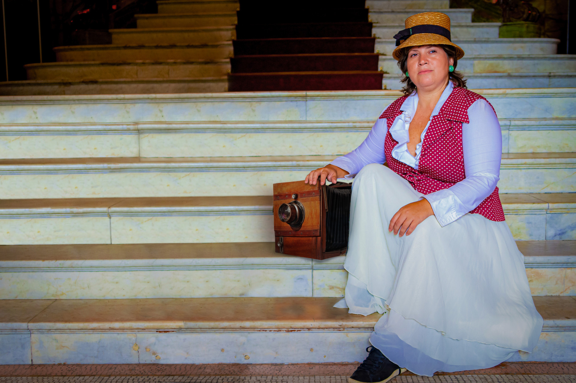 Exposição conta com apresentação teatral, música e oficina interativa - Edson Paes