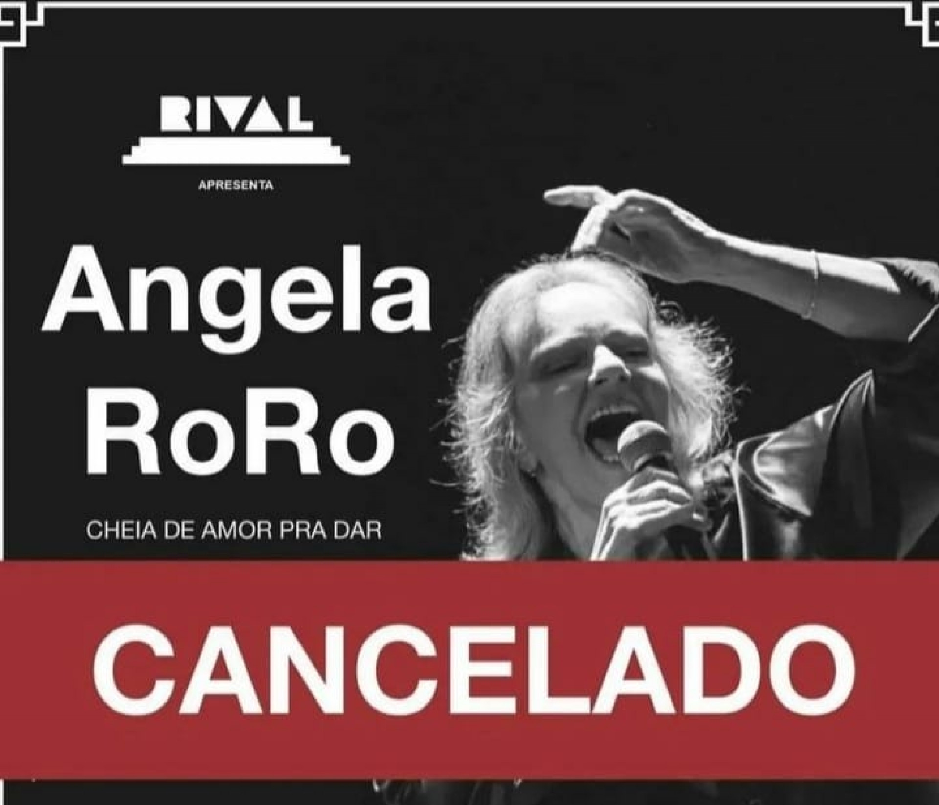 Show de Angela Ro Ro no Teatro Rival é cancelado  - Reprodução/Instagram