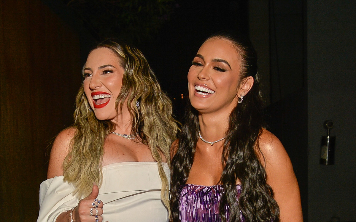 Amanda e Larissa, na festa de anivers&aacute;rio de Fred Bruno