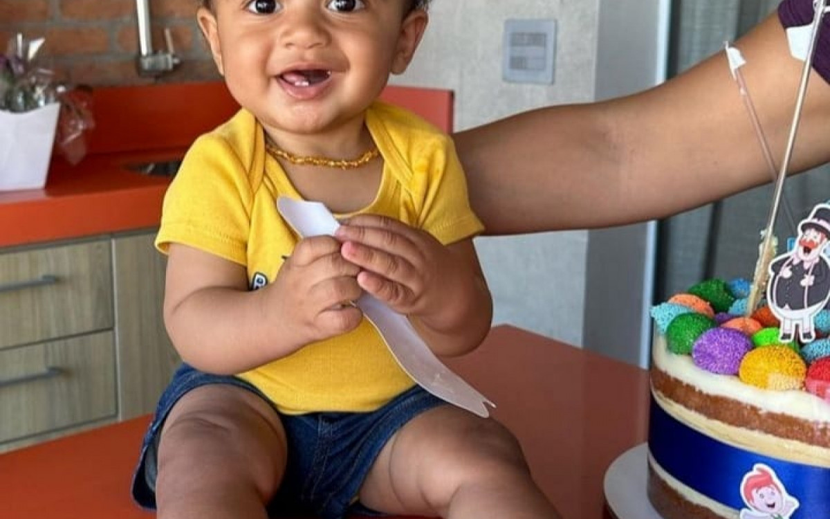 Joaquim completou 8 meses neste s&aacute;bado 