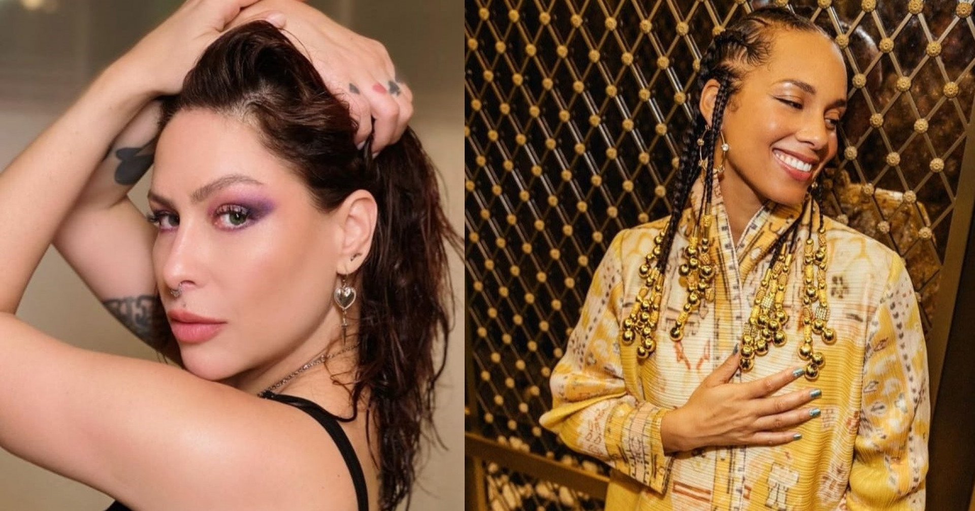 Pitty e Alicia Keys - Reprodução/Instagram