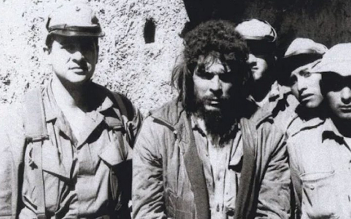 Momento da captura de Che Guevara pelo Ex&eacute;rcito da Bol&iacute;via