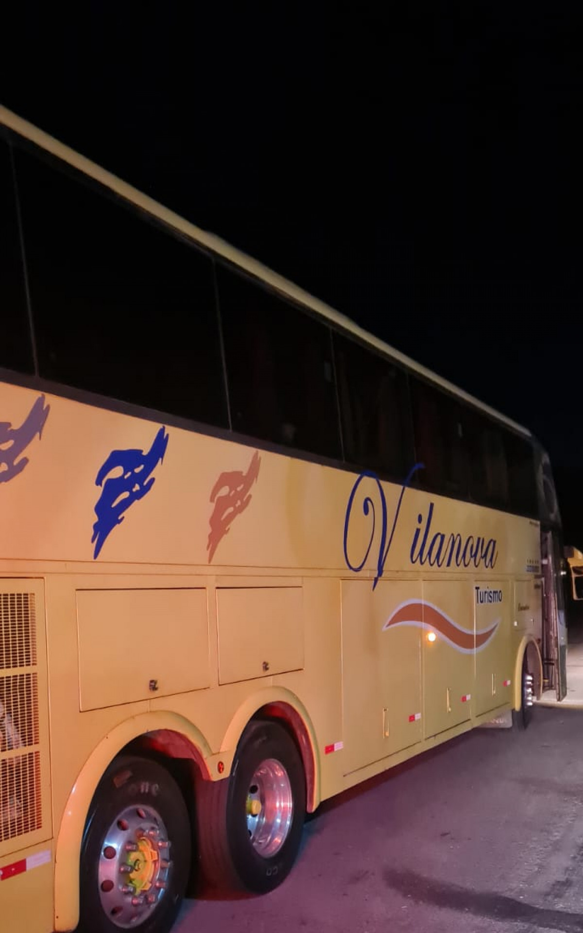 Cuecas apreendidas estava dentro de sacolas no bagageiro de um &ocirc;nibus de viagem