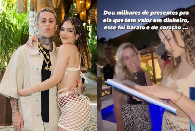 Mel Maia ganha presente 'barato' de MC Daniel e funkeiro justifica: 'De coração'