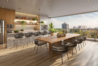 Lazer nas alturas de residencial em São Paulo