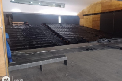 Teatro Raul Cortez, em Caxias, está passando por reformas