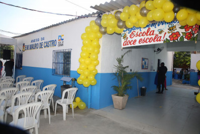 Prefeitura de Caxias inaugura nova obra em unidade de ensino