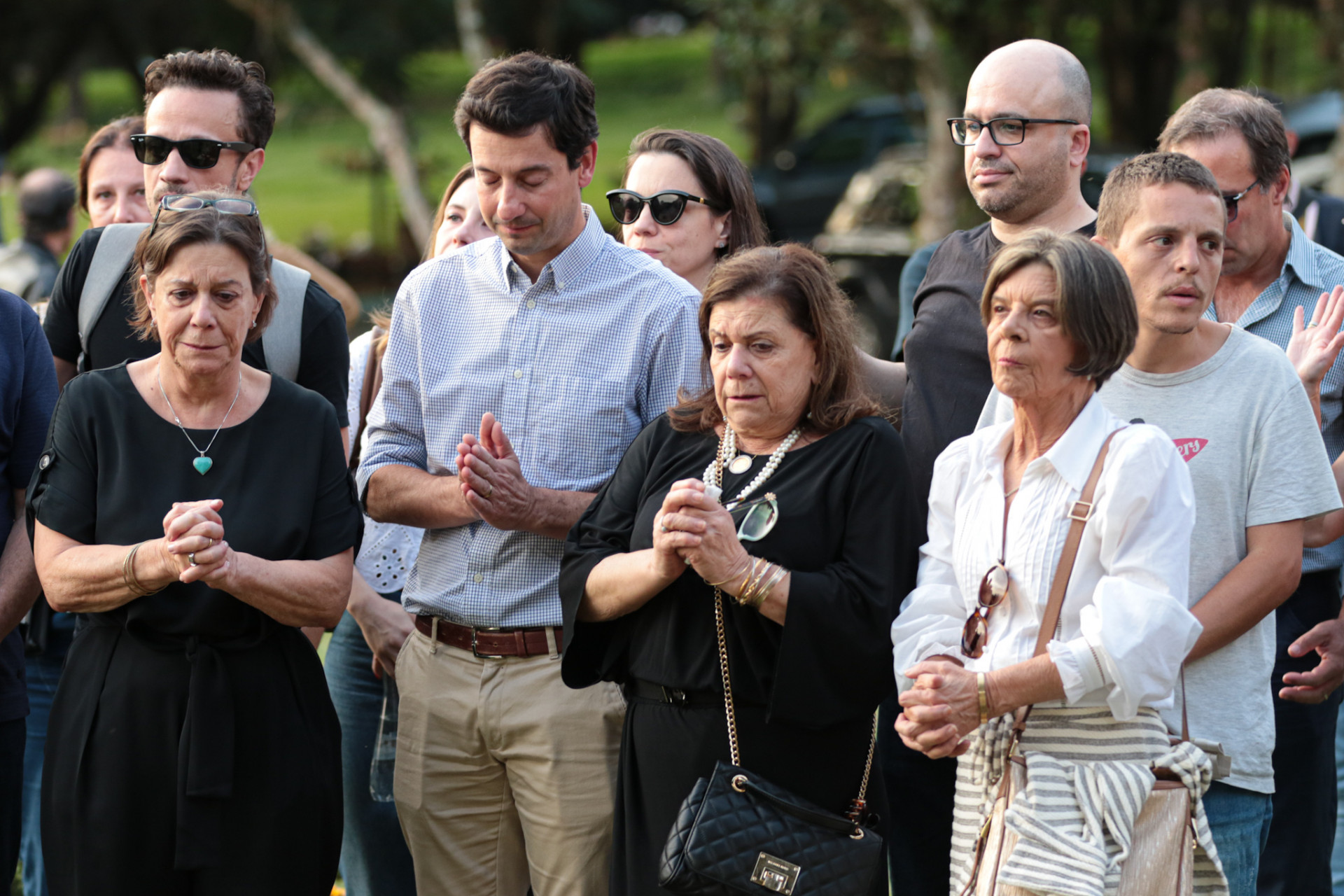 Enterro de Palmirinha Onofre foi restrito aos familiares e amigos próximos  - Foto: Van Campos/Agnews
