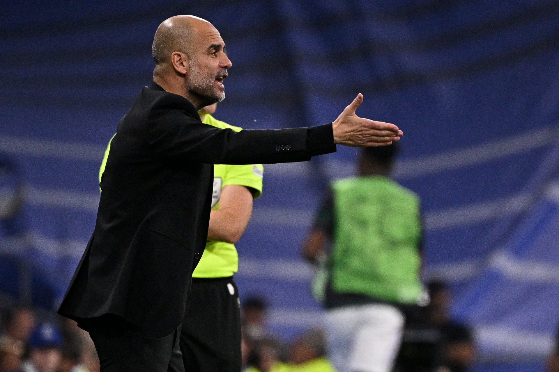 Pep Guardiola é o técnico do Manchester City - Foto: JAVIER SORIANO / AFP